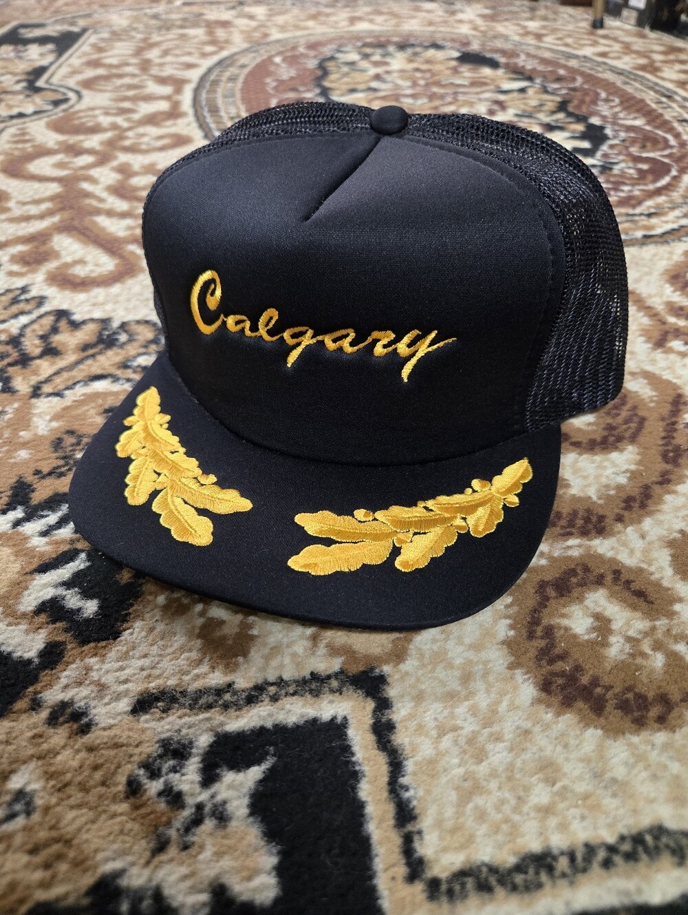 80s 90s Retro Trucker Hat Snapback Cap Vintage 1980 1990 Calgary Alberta Western